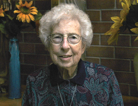 Sister Bernadine, in December