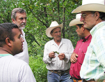 Broetje and Mexican farmers