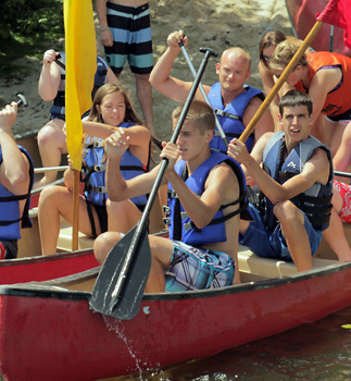 Camp Spalding Canoes